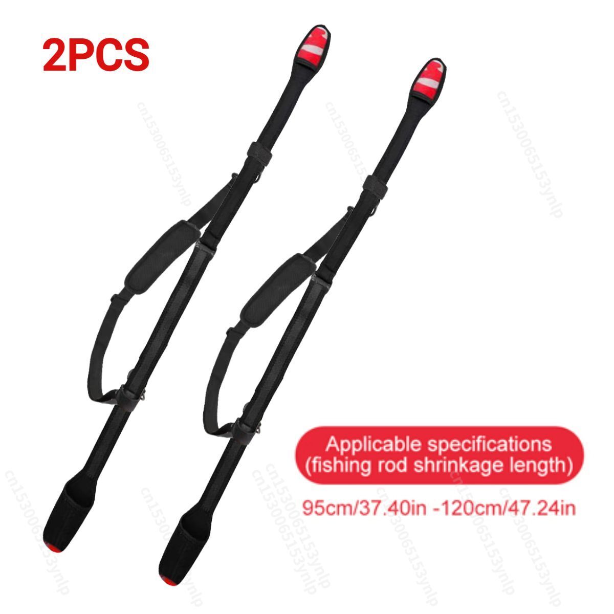 Fishing Rod Storage Bag Adjustable Fishing Rod Shoulder Belt Portable Fishing