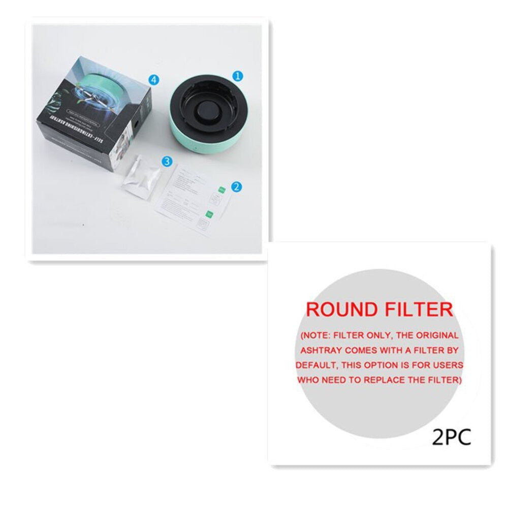 Portable Car Ashtray with Air Purifier – Smokers’ Gadget