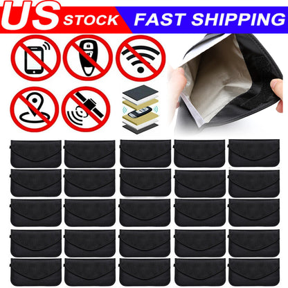 Faraday Bag Cell Phone Wallet Blocker RFID Signal Blocking Shielding Pouch Lot