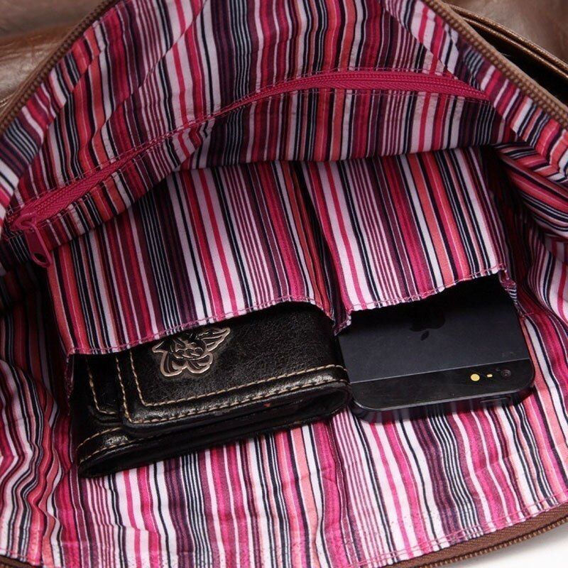 Large Bag Leather Shoulder Bags Casual Pouch Shopping Crossbody Bags 27*7*42 CM