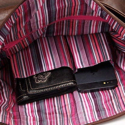 Large Bag Leather Shoulder Bags Casual Pouch Shopping Crossbody Bags 27*7*42 CM