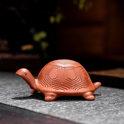 Tea Strainer Yixing Zisha Purple Clay Filter Net Turtle Design Tea Pet Lovely
