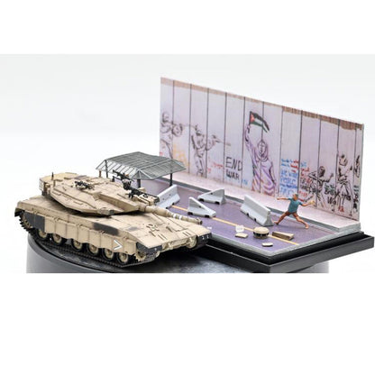 1/72 Israel Mecawa 3D Tank+Platform Model