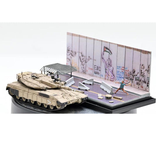 1/72 Israel Mecawa 3D Tank+Platform Model