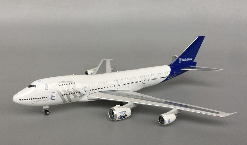 Phoenix for Rolls Royce for Boeing 747-200 N787RR Old painting 1/400 Plane Model