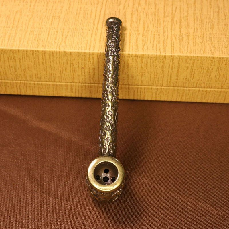 Antique Brass Pipe Horse Success Design Vintage Tobacco Pipe 110mm