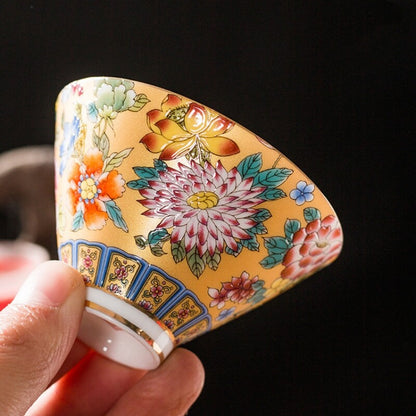On Sales One Tea Cup Porcelain Personal Master Cup Chinese Kungfu Tea Cup 60ml