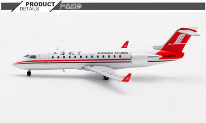 1:400 JC Wings SHANGHAI AIRLINES BOMBARDIER CRJ-200ER Airplane Diecast Model