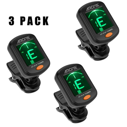 LCD Clip On Chromatic Acoustic Electric Guitar Bass Ukulele Banjo Violin Tuner