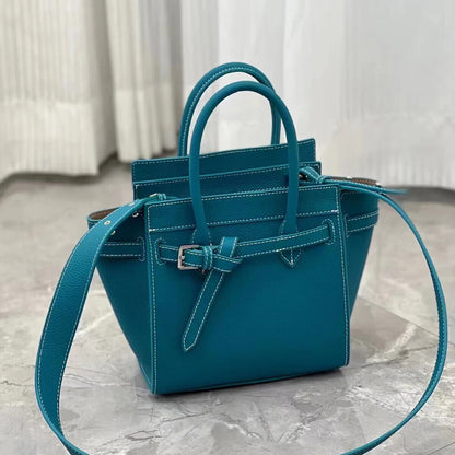 Cowhide Handbags For Women Genuine Leather Tote Bag Simple Trendy Bag