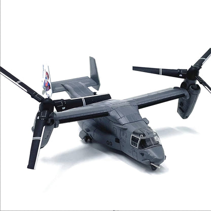 1/144 V22 Osprey Transport Helicopter Alloy Aircraft Model Military Airplane