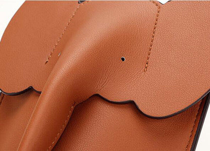 Women Fashion Genuine Leather Crossbody Shoulder Bag Elephant Pocket Phone Pouch