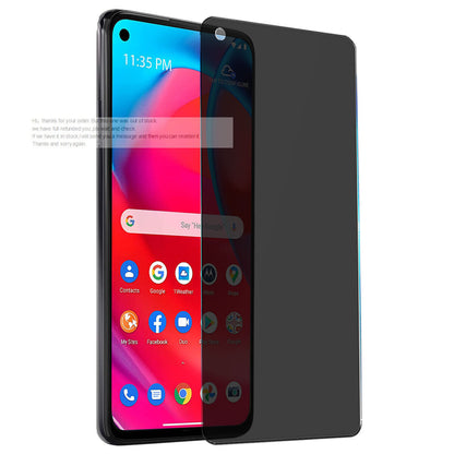 For Moto G Stylus 5G (2021) Privacy Tempered Glass Anti-Spy Screen Protector
