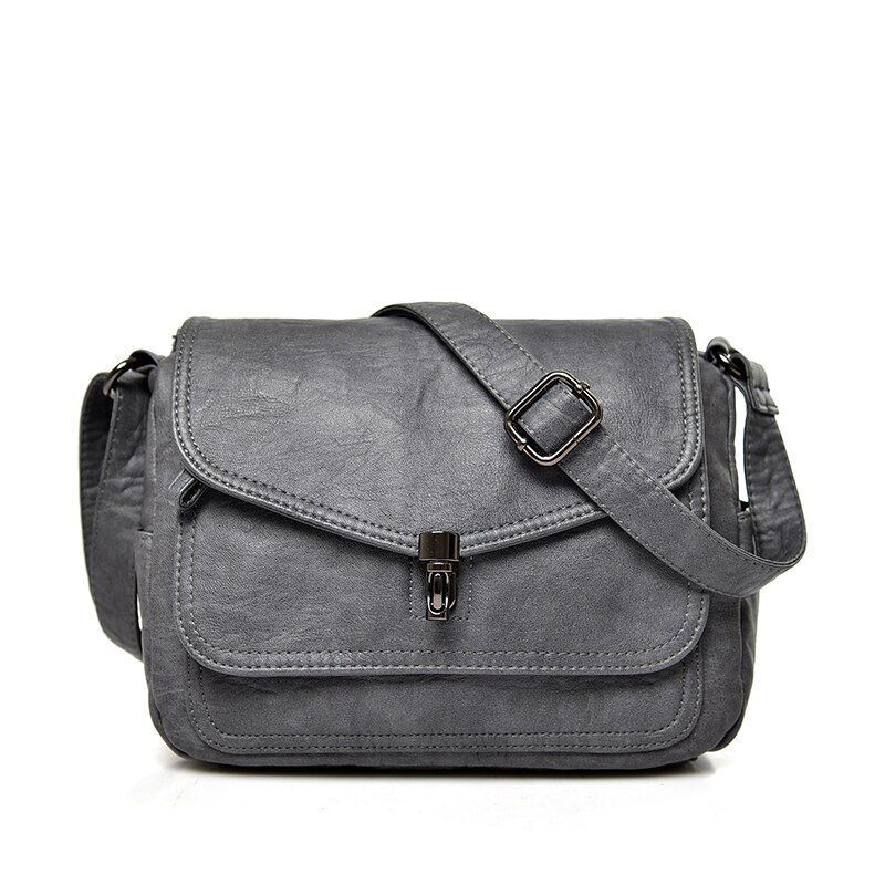 Vintage Shoulder Messenger Bag Purses Handbags Soft Leather Crossbody Bags Small