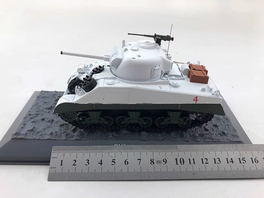 1/43 Alloy Finished M4 Sherman 701st Tank Battalion Sherman Tank Model Ornament