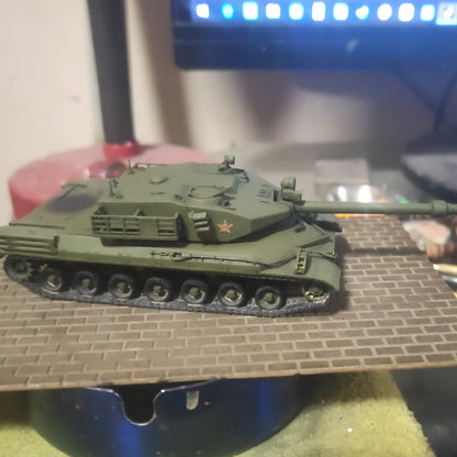 3D Printed 1/72 Chinese Bz75 Tank Finished Product