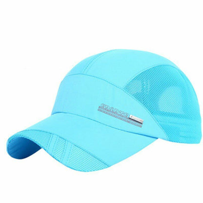 Summer Outdoor Sport Cap Quick Dry Breathable Hiking Fishing Running Sun Hat