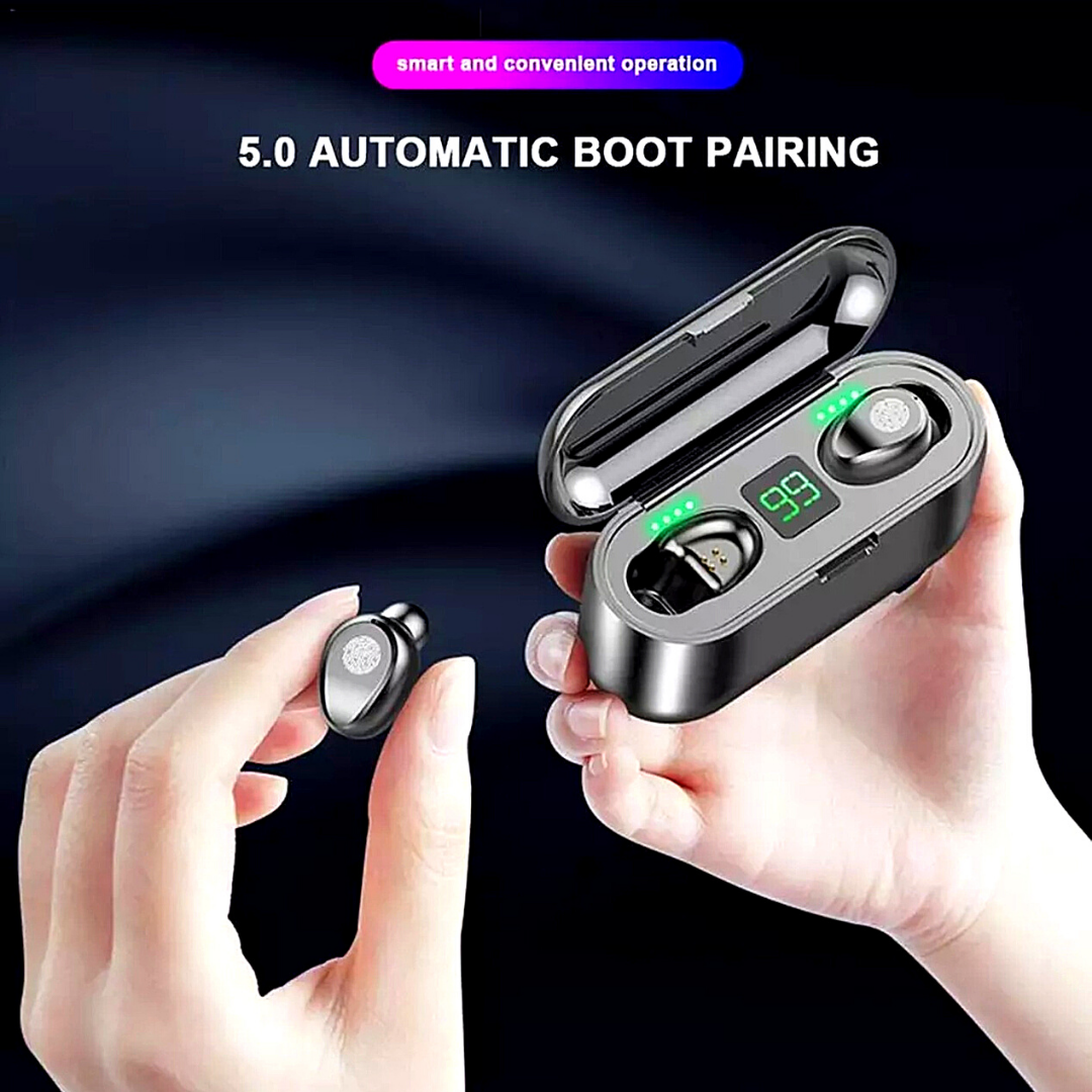 2X Bluetooth 5.0 Wireless TWS Earbuds Headphone Headset Noise Cancelling Gift