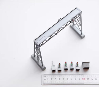 1/87 HO Scale Signal Rack Status Signal+Electrical Box Building Model