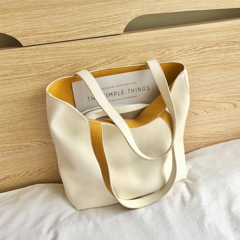 Ladies Shoulder Bag Women Student Book Shopping Bag Tote Handbag