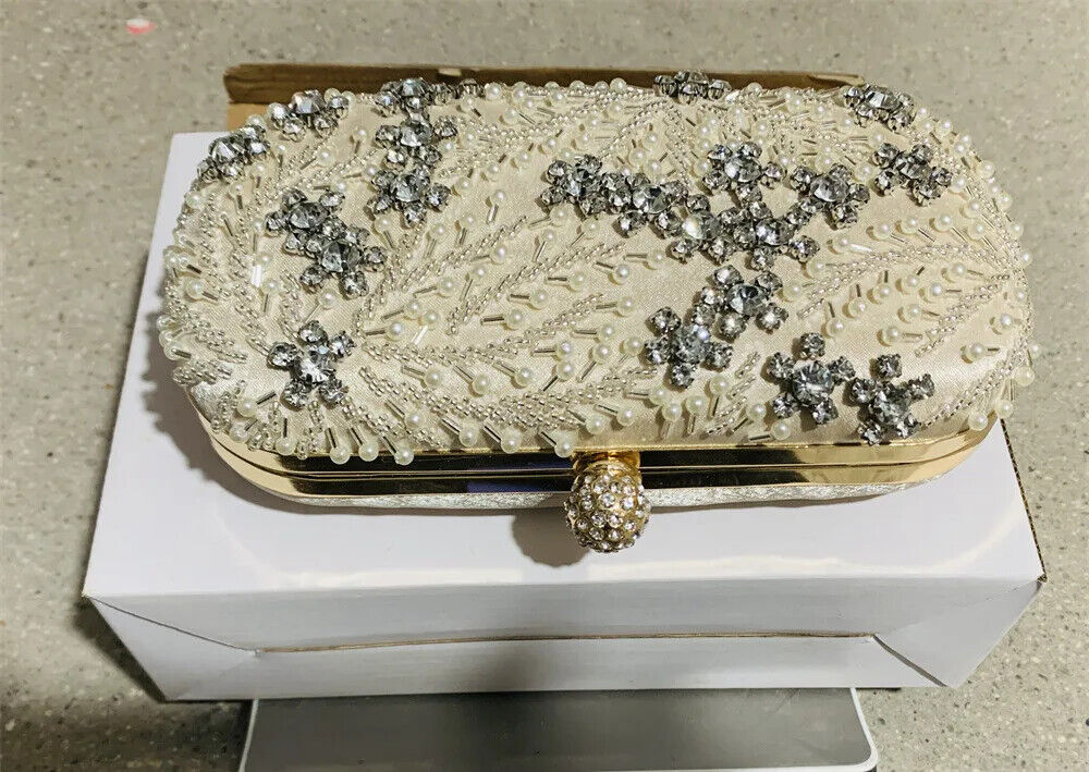 Bag Crystal Pearl Handbag Evening Bag Wedding Bag Bridal Shoulder Bag