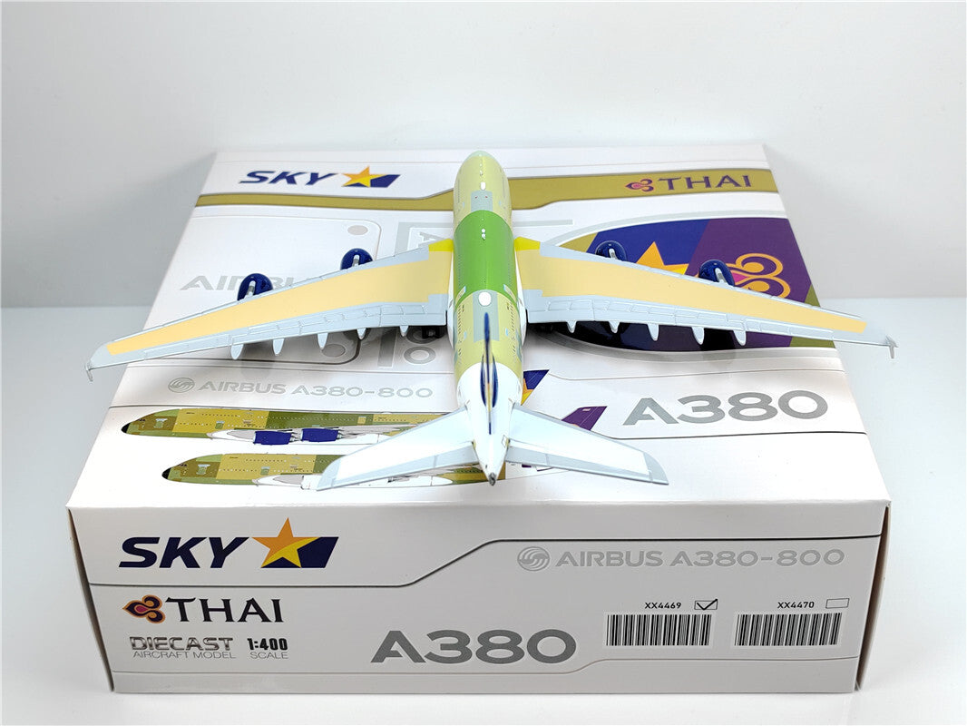1:400 JC Wings SKY AIRBLUS A380 Passenger Airplane Diecast Aircraft Model