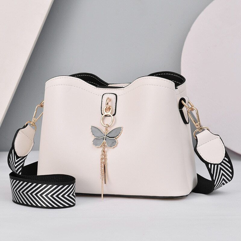 Women Handbag Butterfly PU Leather Bags Ladies Crossbody Tote Shoulder Bag