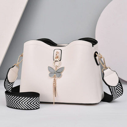 Women Handbag Butterfly PU Leather Bags Ladies Crossbody Tote Shoulder Bag