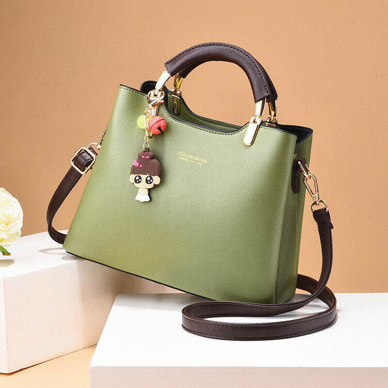 Women's PU Leather Shoulder Bag Handbag Tote Purse Crossbody Messenger Satchel
