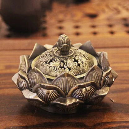 Incense Burner Stick Holders Alloy Copper Delicate Bronze Ruyi Plate Home Decors