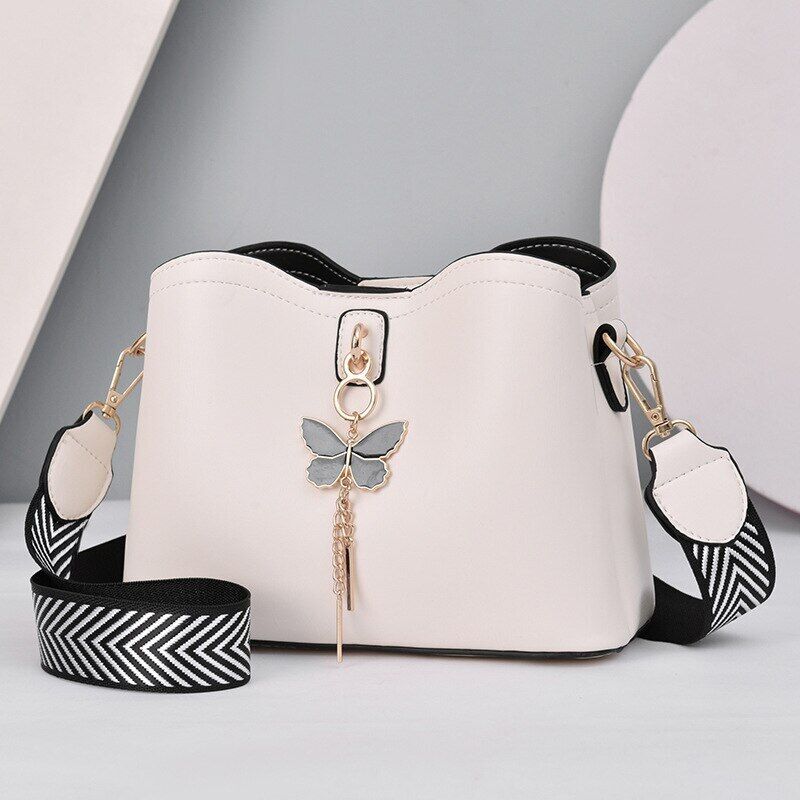 Women Handbag Butterfly PU Leather Bags Ladies Crossbody Tote Shoulder Bag