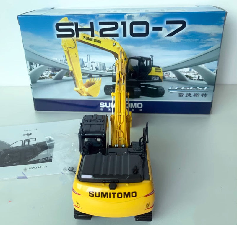 1:50 SH210-7 Excavator Construction Machinary Equipment Diecast Model Collection