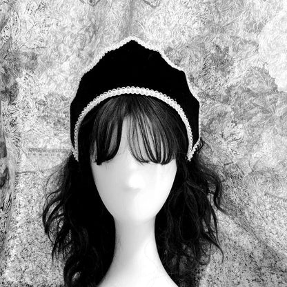 Women Cosplay Headbands Medieval Crown Headpiece Royal French Mary Queen Costume