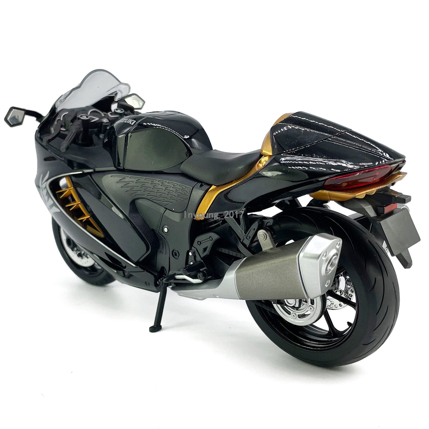 1/9 Suzuki Hayabusa Motorcycle Model Diecast Toy Vehicle Boys Toys Kids Gifts