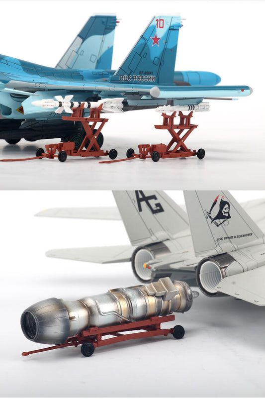 1/72 F-14A engine model set Aircraft ground handling supporting model 1Pcs