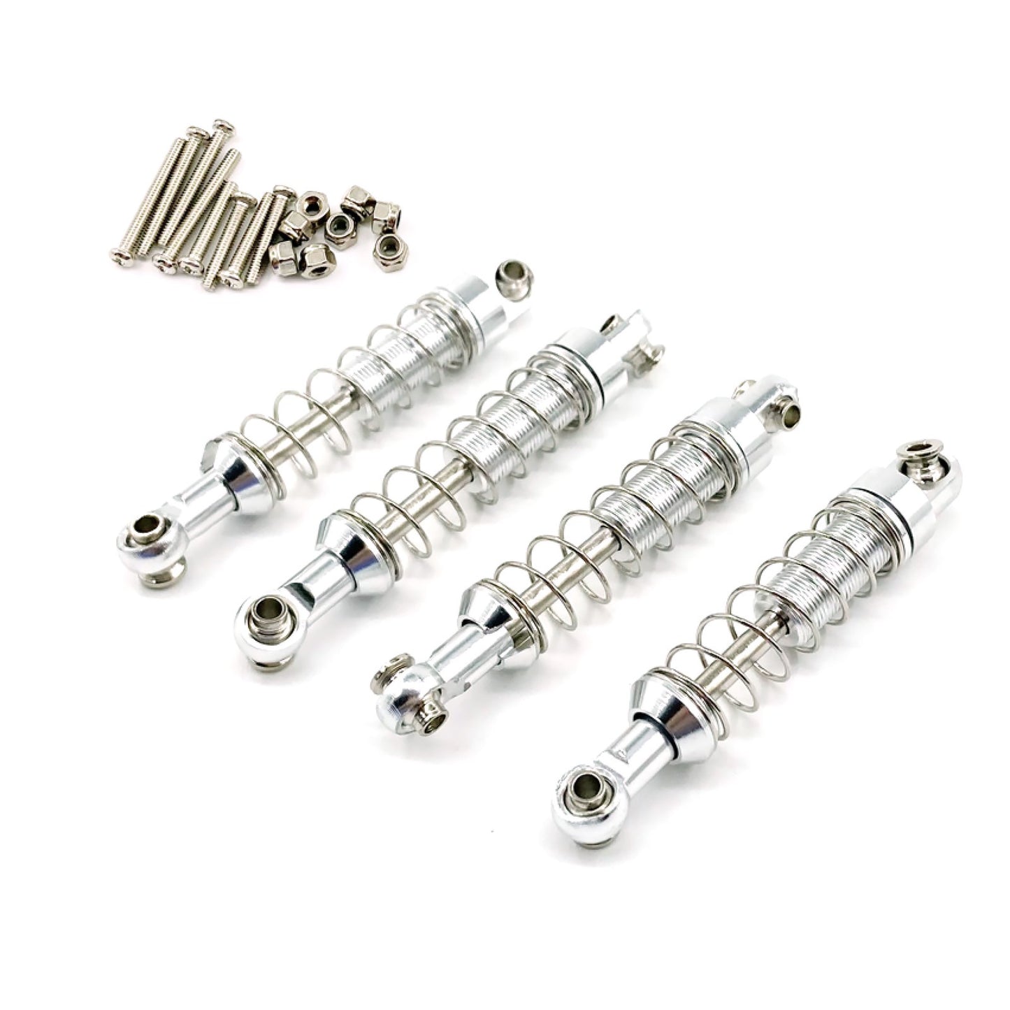 4 Pcs RC Car Shock Absorber With Accessories For WPL C14 C24 C34 MN D90 D91 D96