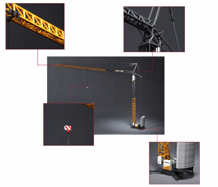 1:50 NZG LIEBHERR Liebherr 81K Tower Crane Construction #870 Diecast Model