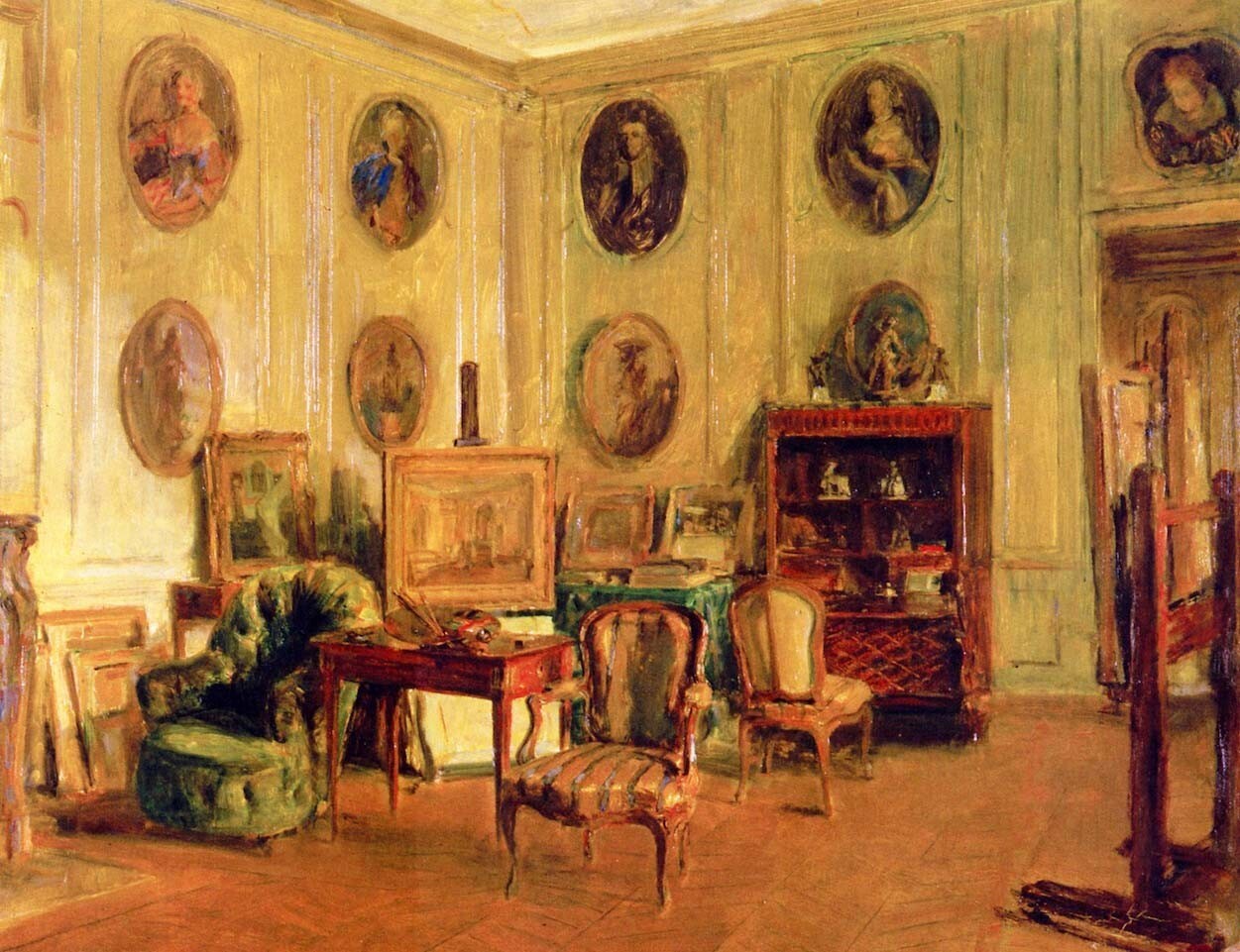 Dream-art Oil painting Les-Tableaux-Le-Breau-Walter-Gay-oil Indoor scenery art