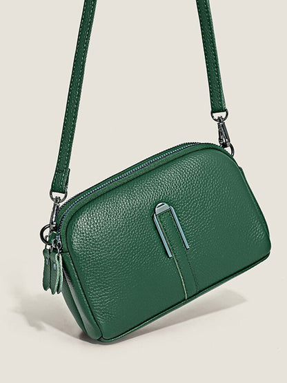 Genuine Leather Bag Handbags Purse Shoulder Bag Crossbody Messenger 19*6*13 CM
