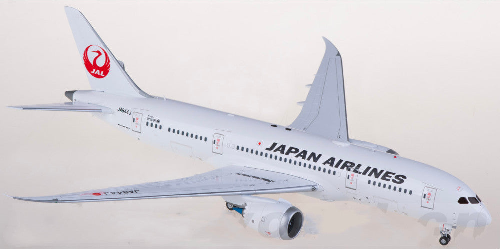 1:200 SQ Wings Japan Airlines B787-8 JA844J Passenger Airplane Diecast Model