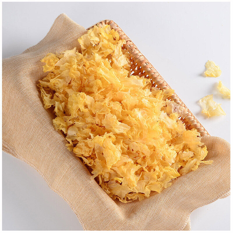 Crushed Sue Bai Mu Er Snow Fungus Gutian Serpihan Kulat Putih White Fungus 250g