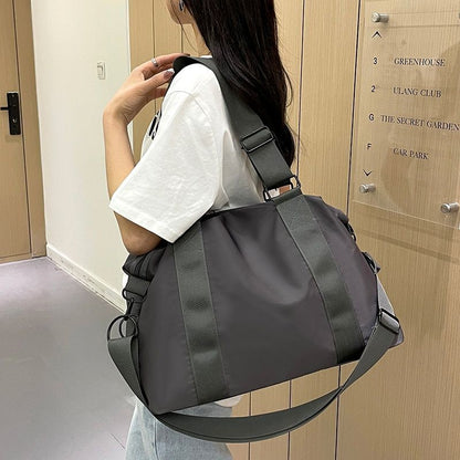 Nylon Shoulder Bag Tote Large Handbag Shopper Purse Travel Crossbody 44*16*28 CM