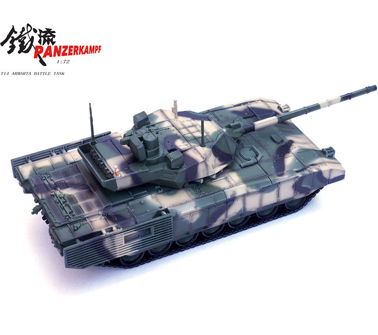 PANZERKAMPF 1/72 Russia T-14 Amata Main Battle Tank Green camouflage Model