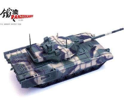 PANZERKAMPF 1/72 Russia T-14 Amata Main Battle Tank Green camouflage Model
