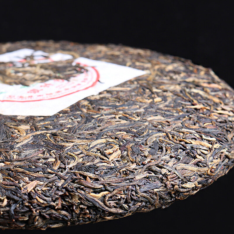 Yin Zhengong Bing 2007 Nanqiao Menghai Qiao Mu Sheng Tai Cha Puer Raw Tea 250g -