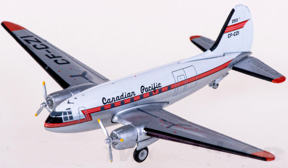 1:400 AeroClassics CP Air Curtiss C-46 Passenger Airplane Diecast Aircraft Model