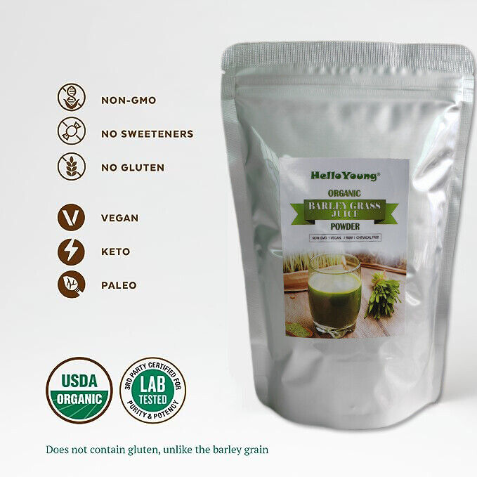 250g Barley Grass Powder Ceremonial Grade green tea powder weight loss