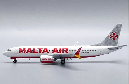 1:400 JC Wings MALTA AIR BOEING 737 MAX 8 Passenger Airplane Diecast Plane Model