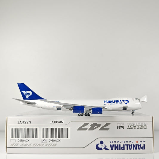 1:400 JC Wings Panalpina Boeing 747-8F Passenger Airplane Diecast Plane Model