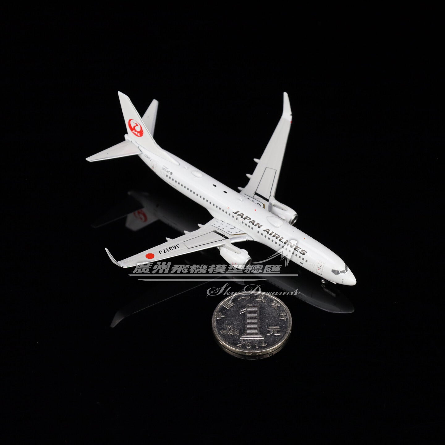 1:400 Phoenix JAPAN AIRLINES BOEING 737-800 Airplane Diecast Aircraft Model